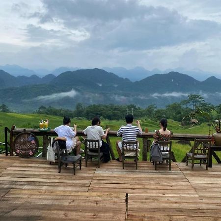 Pu Luong May Home & Cafe Lang Bang Exterior photo