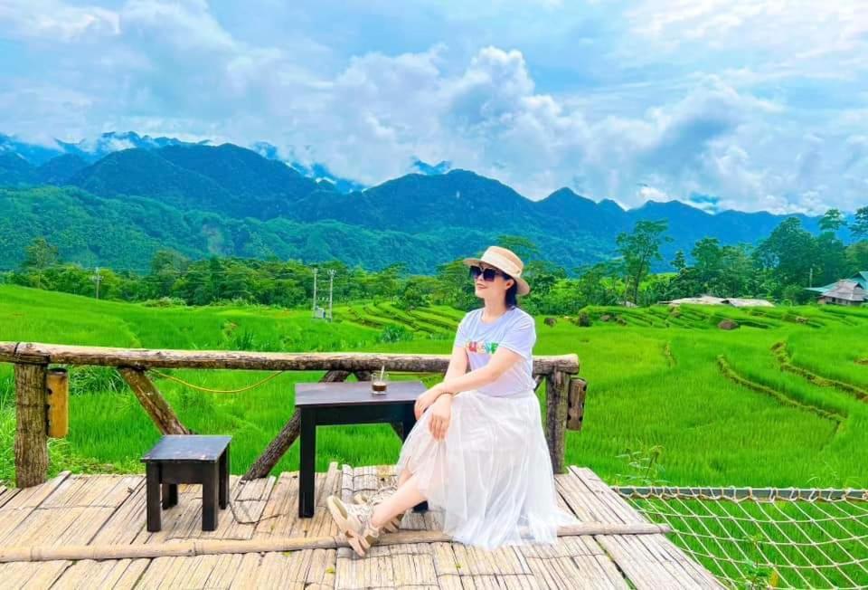 Pu Luong May Home & Cafe Lang Bang Exterior photo